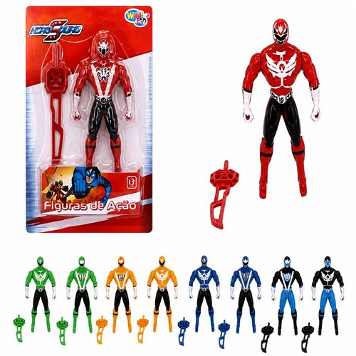 BONECO HERO SQUAD COM ESPADA