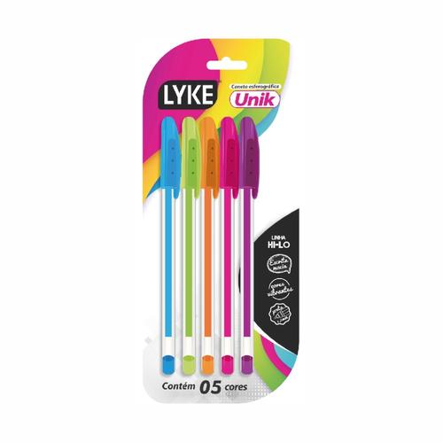 CANETA ESFEROGRAFICA UNIK CORES VIBRANTE
