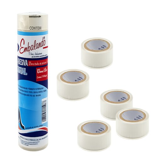FITA DUREX PEQ 12X10 EMBALANDO