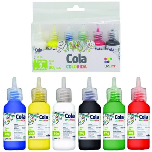 COLA COLORIDA COM 6 LEONORA