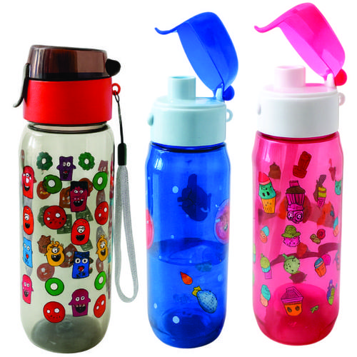 GARRAFA INFANTIL PLASTICO CACTUS ROSA 50