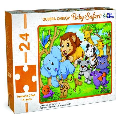 Q. CABECA 24 PCS - BABY SAFARI UNICA