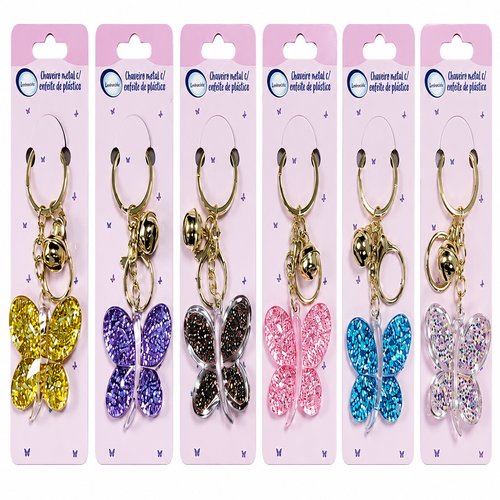 CHAVEIRO METAL COM ENFEITE DE PLASTICO P