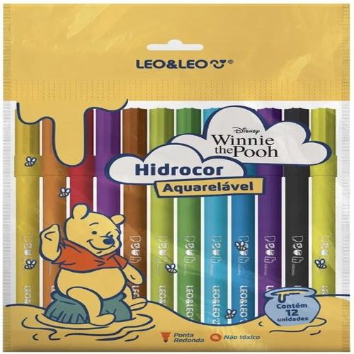 HIDROCOR URSINHO POOH OPPBAG 12CORES