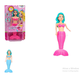 BONECA BELINHA SEREIA A CORDA