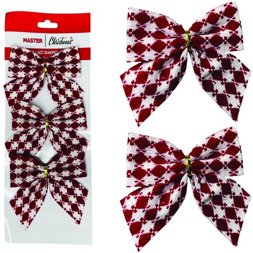 CONJUNTO LACO QUADRICULADO VM/BR 10CM X 