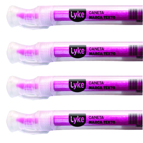 MARCA TEXTO NEON ROSA LYKE