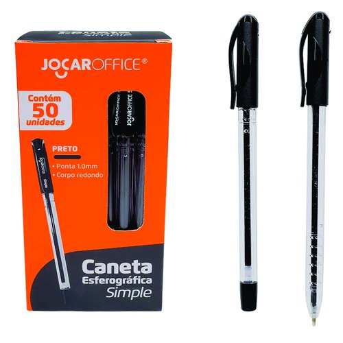 CANETA ESFEROGRAFICA SIMPLE PRETA