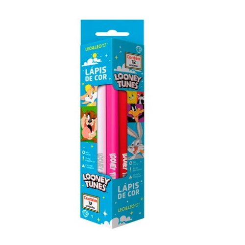 LAPIS DE COR 12 CORES TRIANGULAR LOONEY