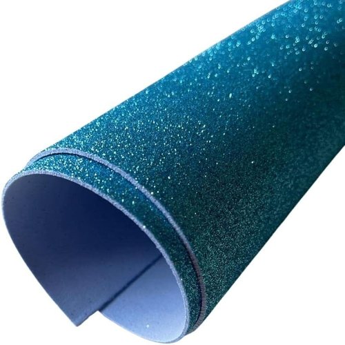EMBORRACHADO C/GLITER 40X47 AZUL