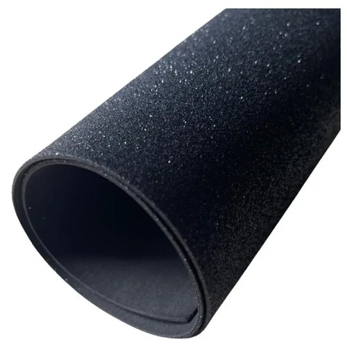 EMBORRACHADO C/GLITER 40X47 PRETO