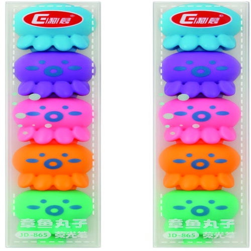 MARCA TEXTO EMPILHAVEL POLVO 6 PONTAS