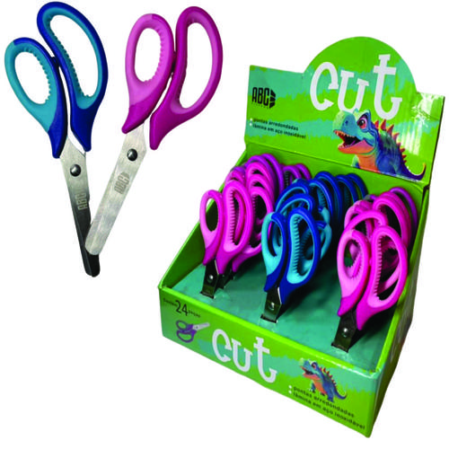 TESOURA ESCOLAR CUT EMBORRACHADA