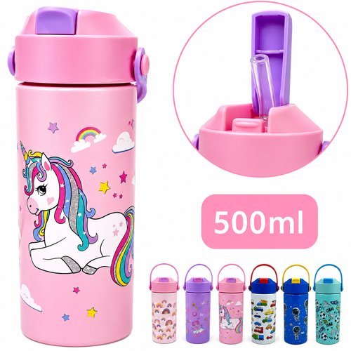 GARRAFA DE ALUMINIO 500ML E PLASTICO PP