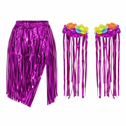 KIT PARA FESTA COM 2 PECAS (SAIA E OMBRE