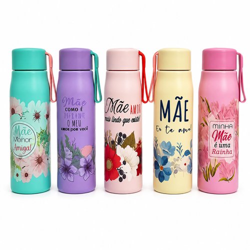 GARRAFA DE PLASTICO AS E PP 500ML