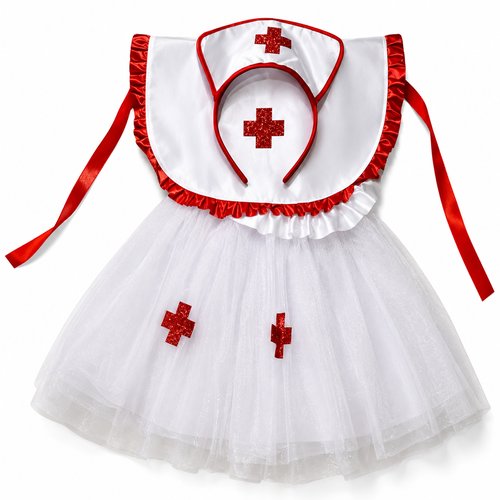 KIT PARA FESTA COM 3 PECAS (SAIA, TIARA 