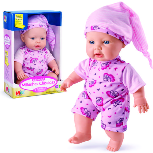 BONECA COLECAO MILKINHAS CLASSICAS PIJAM