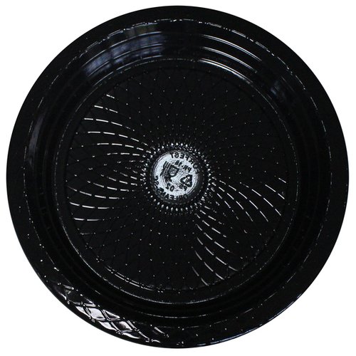 PRATO DESC. 18 CM PRETO C/10