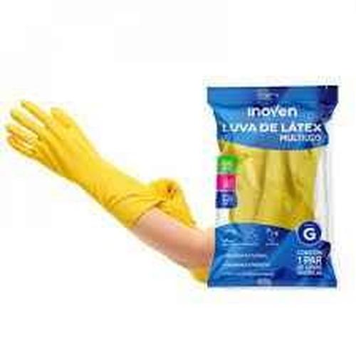 LUVA DE LATEX AMARELA INOVEN G