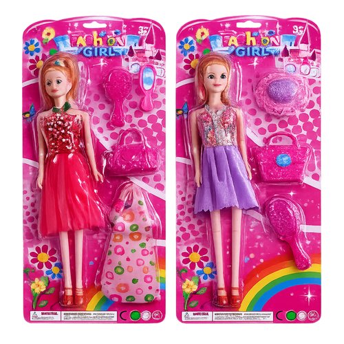 BRINQUEDO BONECA FASHION 6 PCS-DES