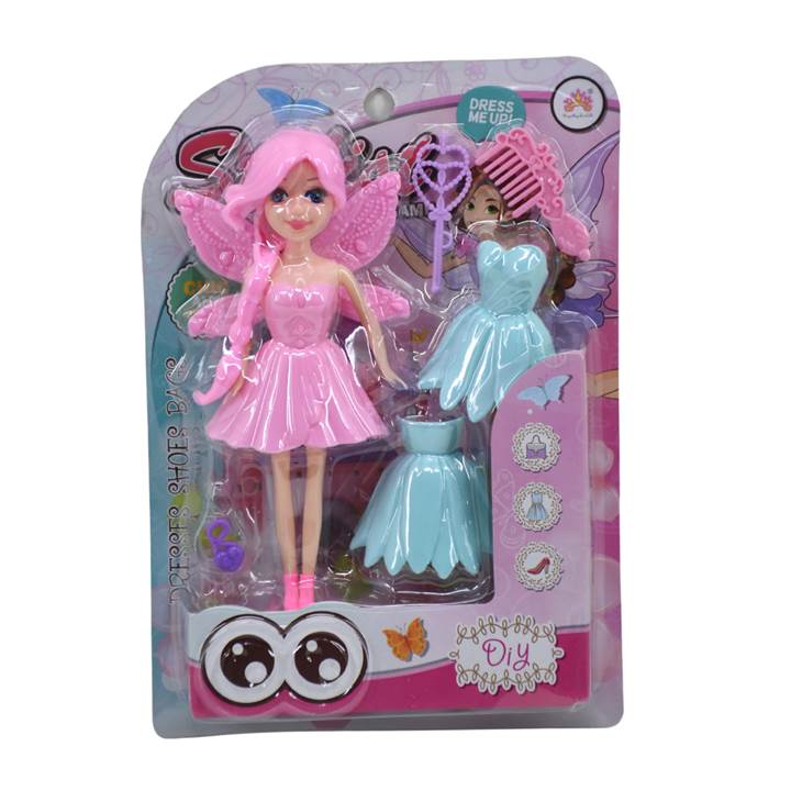 BRINQUEDO BONECA COM ACESSORIOS CONJ 5 P