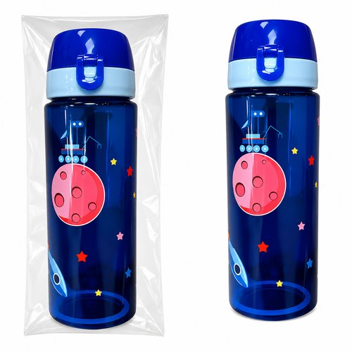 GARRAFA (SQUEZZE) 600ML DE PLASTICO