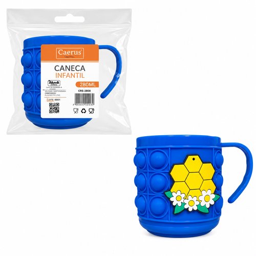 CANECA DE PLASTICO NFANTIL C/ CAPACIDADE