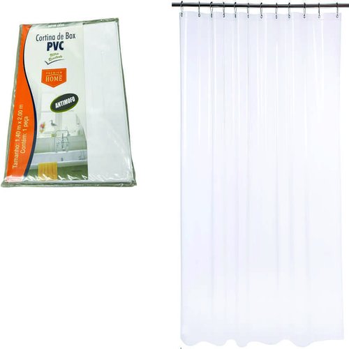 CORTINA DE BOX PVC 3D ANTIMOFO 1,4X2, 0M