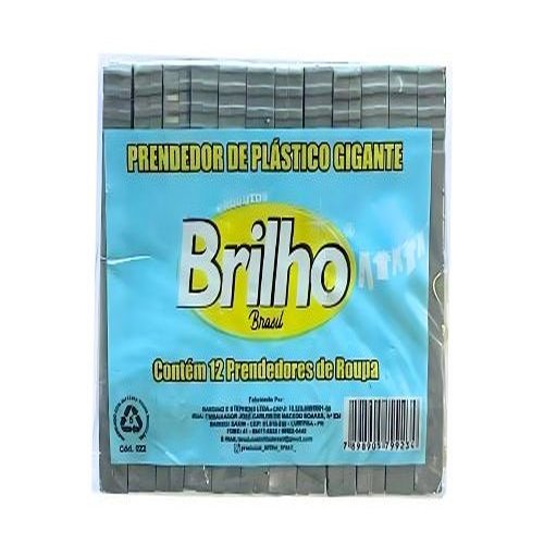 PRENDEDOR DE PLASTICO GIGANTE  BRILHO C/