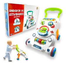 ANDADOR DE PLASTICO A PILHA PLASTICO INJ