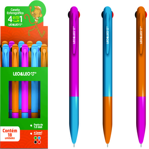 CANETA ESF. 4 EM 1 PONTA 1.0 - DISPLAY C