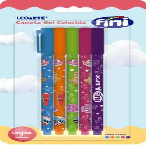 CANETA GEL CORPO ESTAMPADO 0 6 FINI  BL