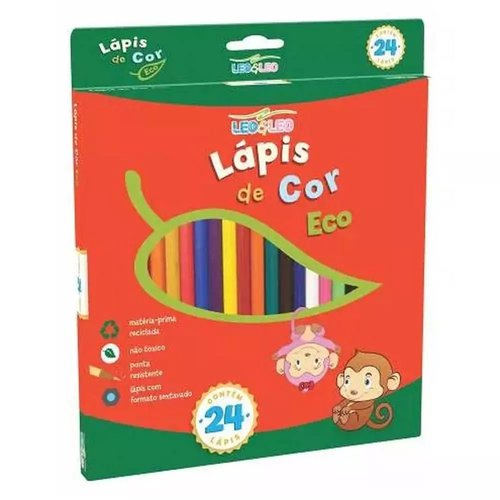 LAPIS 12 CORES RESINA SEXTAVADO ECO