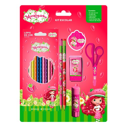 KIT 7 PECAS MORANGUINHO BLISTER C/7UN MO