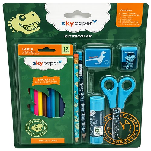 KIT 7 PECAS DINO BLISTER C/7UN DI1207 SK