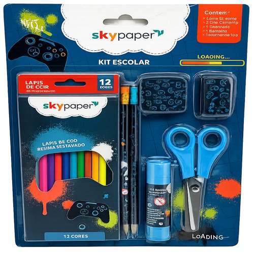 KIT 7 PECAS GAMER BLISTER C/7UN GM1207 S