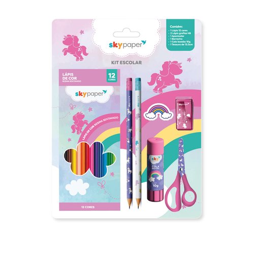 KIT 7 PECAS UNICORNIO BLITER C/7 UN 1207