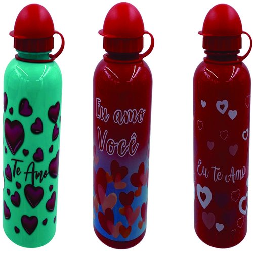 GARRAFA DE PLASTICO (600ML) AS/PP CX.96 