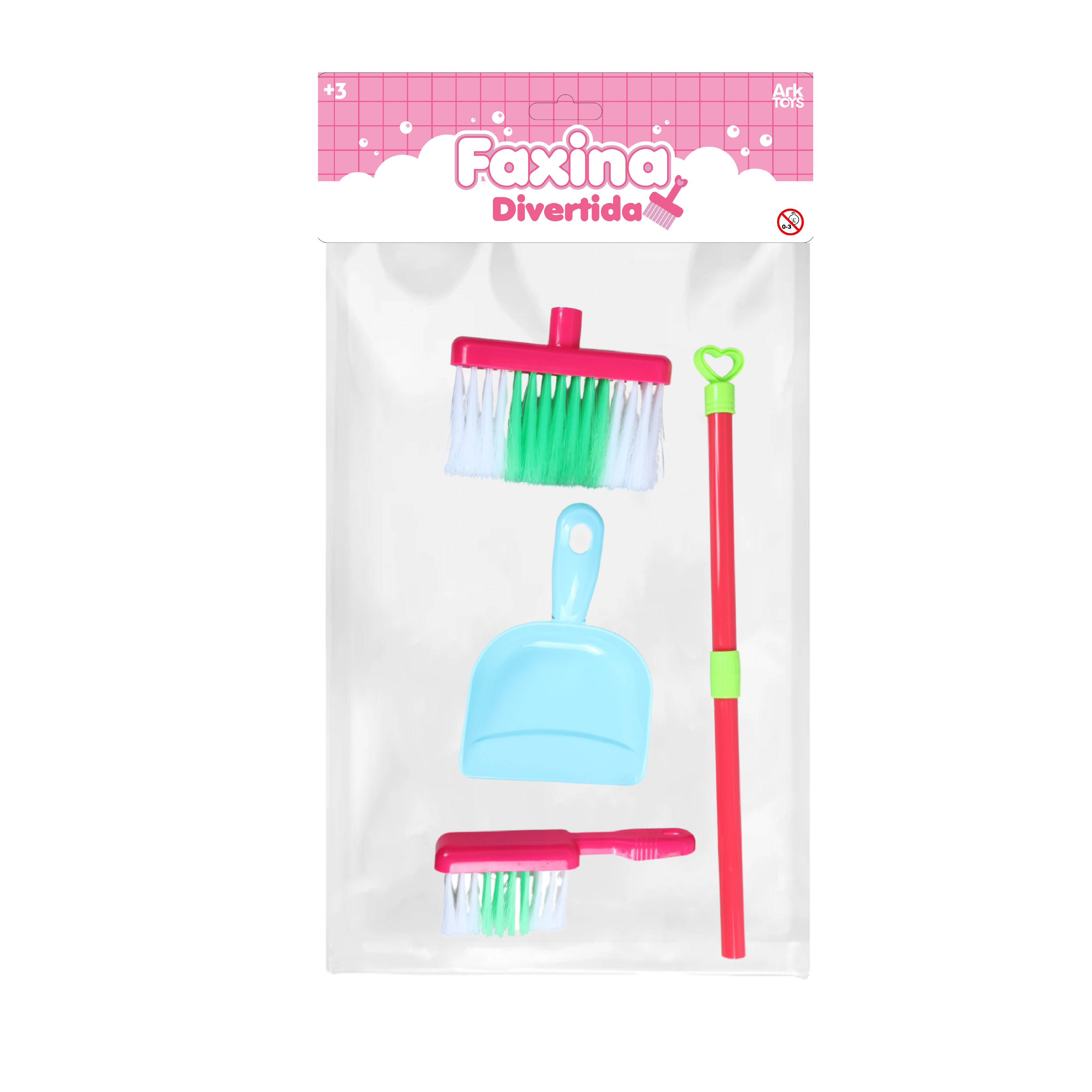 FAXINA DIVERTIDA VASSOURA ARKTOYS