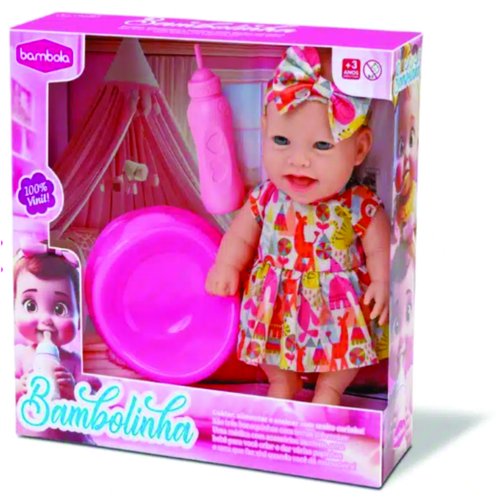 BONECA BAMBOLINHA COLECAO FAZ XIXI