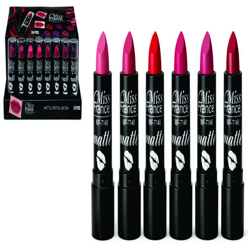 BATOM MATTE LIPSTICK 12 CORES C/24