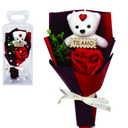 KIT FLOR ARTIFICIAL COM ENFEITE DECORATI