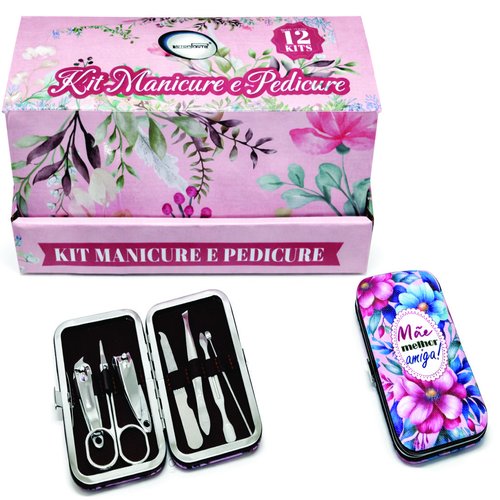 KIT PARA MANICURE E PEDICURE C/7 PECAS D