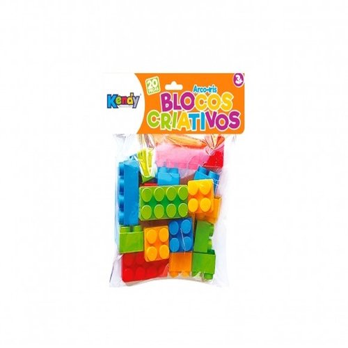 Brinquedo BLOCO CRIATIVO C/20 KENDY