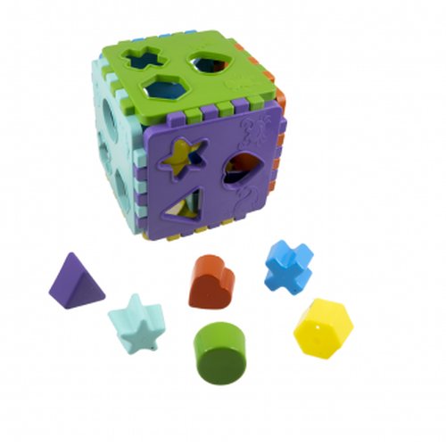 Brinquedo educativo de encaixar CUBO EDU