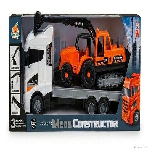 COLECAO MEGA CONSTRUCTOR ESCAVADEIRA