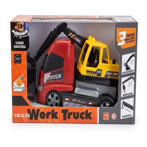 COLECAO WORK TRUCK ESCAVADEIRA