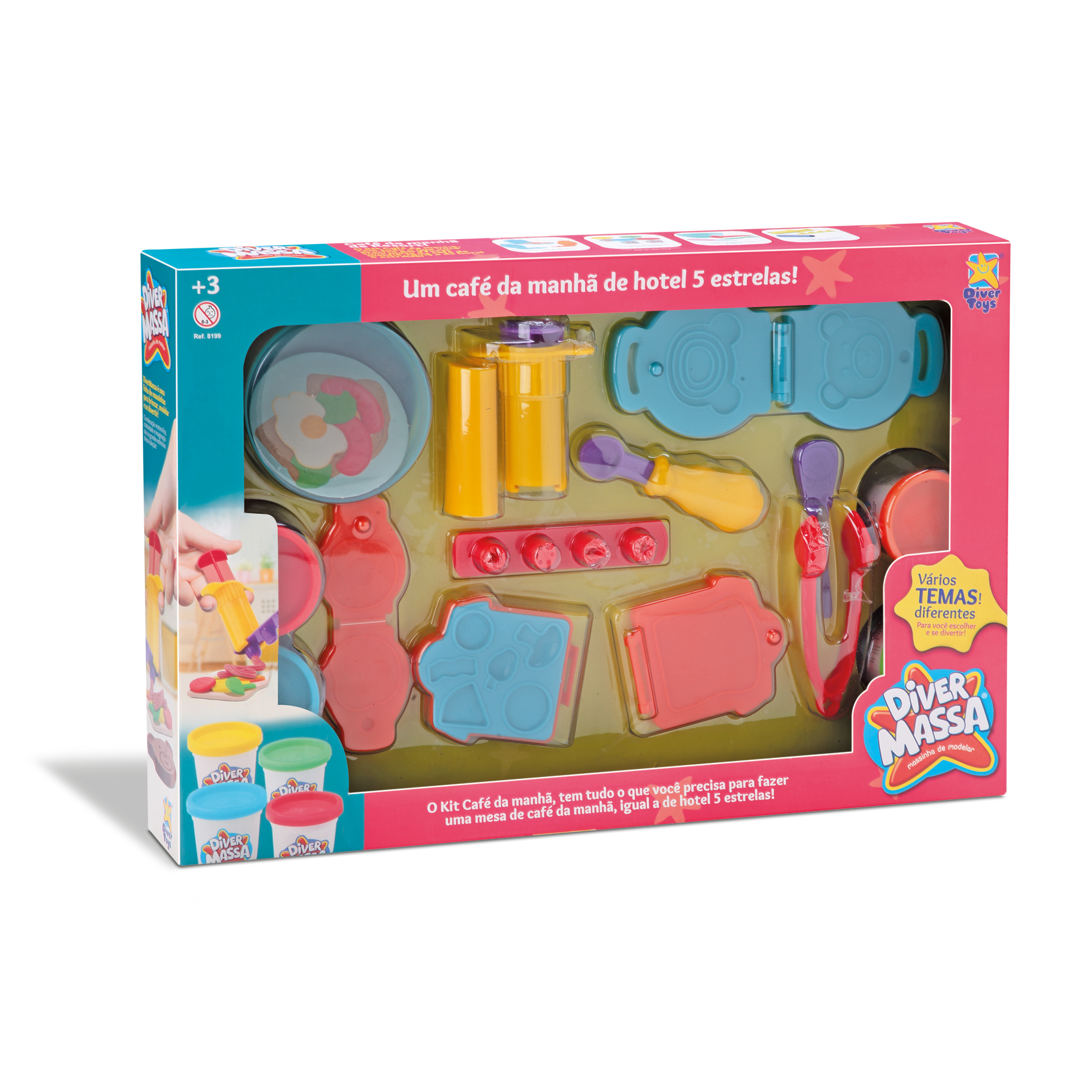 DIVER MASSA KIT CAFE DA MANHA - MASSA DE