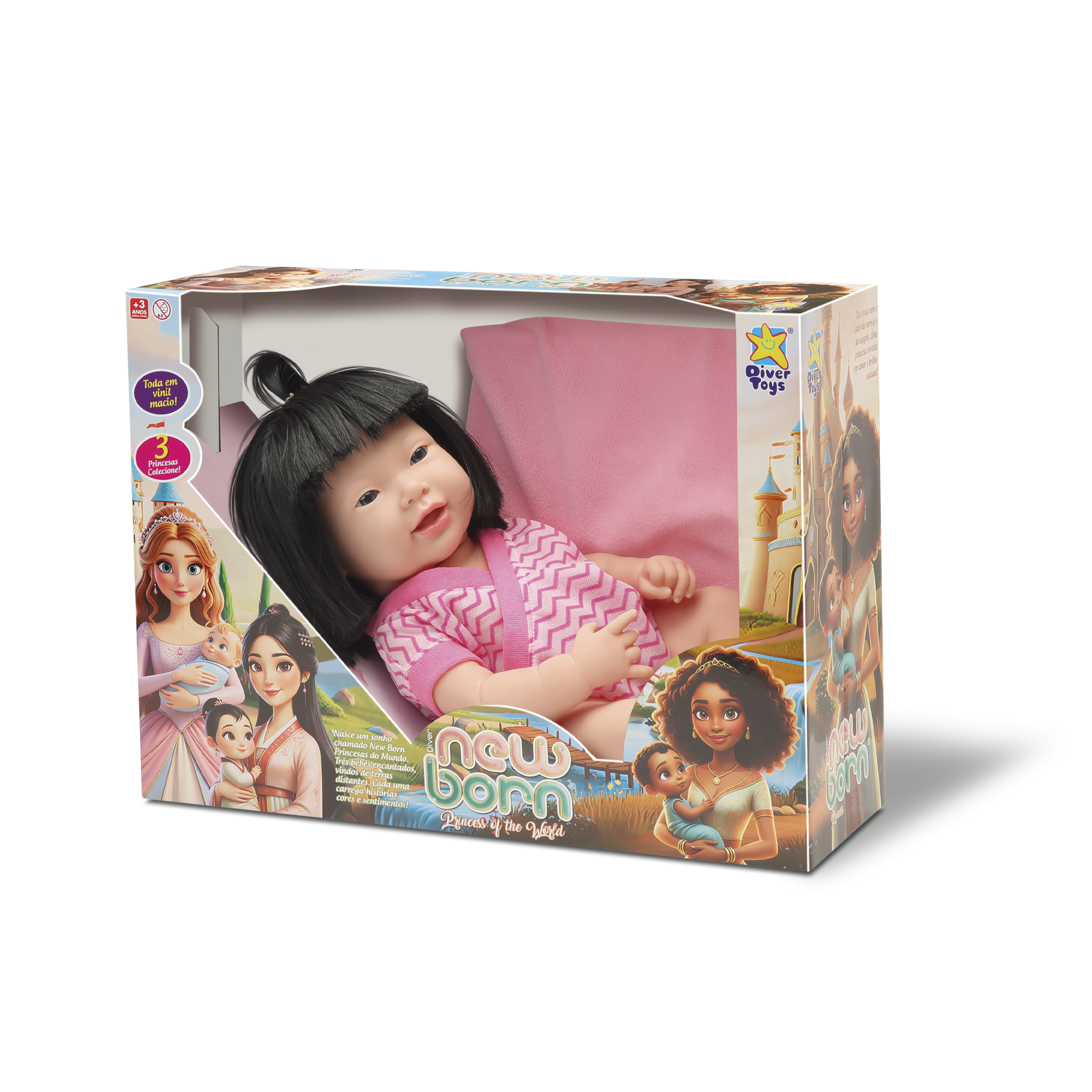 BONECA NEW BORN COLLECTION ASIATICO